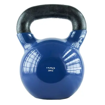 HMS 28KG KETTLEBELL Kettlebell pokrytý vinylem, modrá, velikost