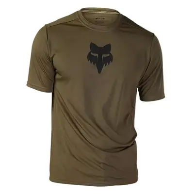 Fox RANGER SS Pánský dres na kolo, khaki, velikost