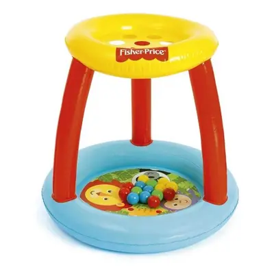 FISHER PRICE NAFUKOVACÍ HRACÍ CENTRUM Dětské nafukovací hrací centrum s otvory pro míčky, mix, v