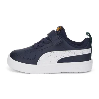 Puma RICKIE AC+INF Dětská volnočasová obuv, tmavě modrá