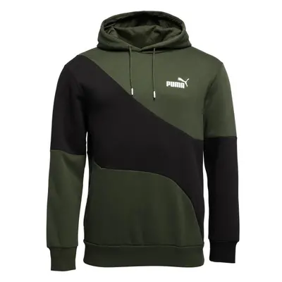 Puma POWER CAT HOODIE Pánská mikina, černá, velikost