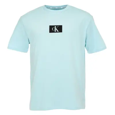 Calvin Klein S/S CREW NECK Pánské triko, světle modrá, velikost