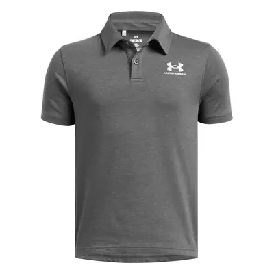 Under Armour ICON POLO Chlapecké triko, tmavě šedá, velikost