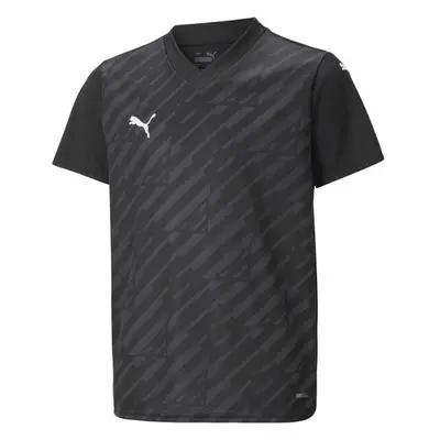 Puma TEAMULTIMATE JERSEY JR Dětský fotbalový dres, černá, velikost