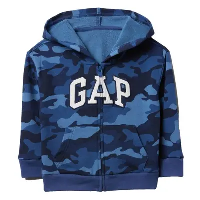 GAP V-FRCH LOGO Chlapecká mikina, tmavě modrá, velikost