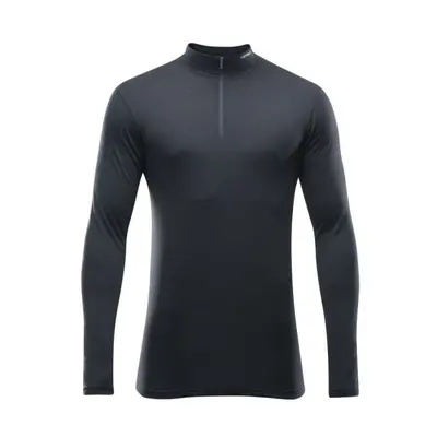 Devold BREEZE MAN HALF ZIP NECK Pánské funkční triko, černá, velikost