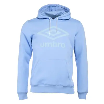 Umbro FW LARGE LOGO HOODY Pánská mikina, světle modrá, velikost