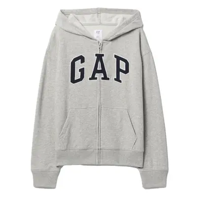 GAP V-FRCH HERITAGE LOGO Chlapecká mikina, šedá, velikost