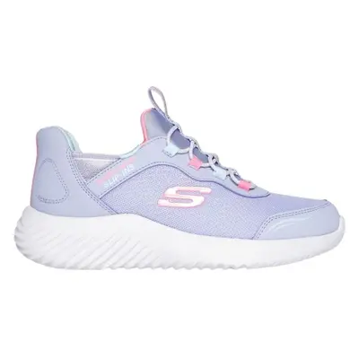 Skechers BOUNDER - SIMPLE CUTE Dívčí vycházková obuv, fialová, velikost