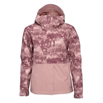 Columbia HIKEBOUND PRINTED JACKET W Dámská outdoorová bunda, růžová, velikost