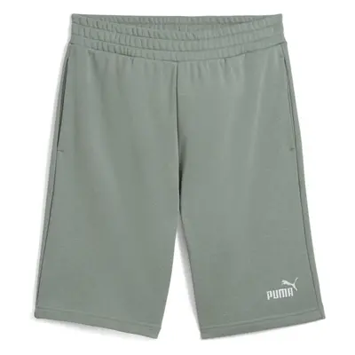 Puma ESSENTIALS COLOR NO LOGO SHORTS Pánské teplákové kraťasy, zelená, velikost