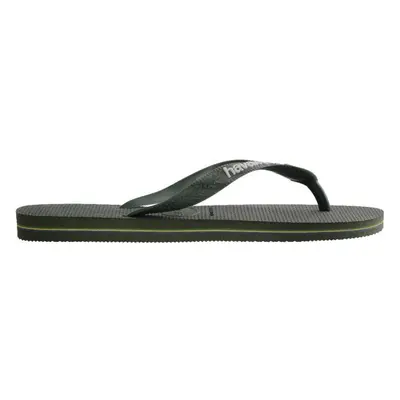 HAVAIANAS BRASIL LOGO Unisex žabky, tmavě zelená