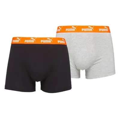 Puma ELEMENTS MEN BASIC BOXERS 2P Pánské boxerky, černá, velikost