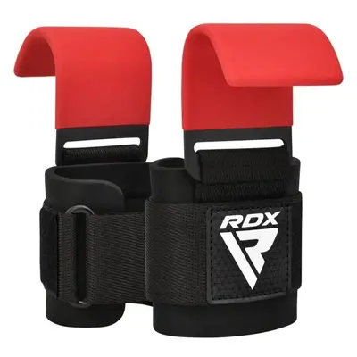 RDX GYM HOOK STRAP Popruhy s háčky, černá, velikost