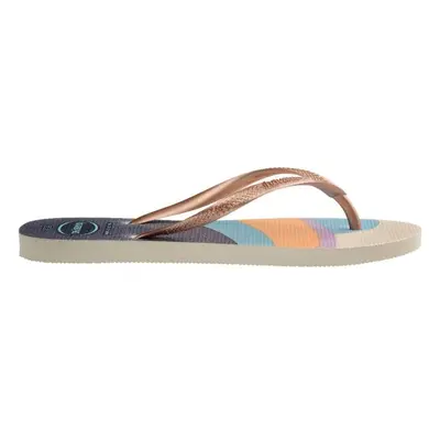 HAVAIANAS SLIM PALETTE GLOW Dámské žabky, béžová