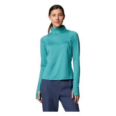 Columbia WEEKEND ASCENT™ HALF ZIP Dámská funkční mikina, tyrkysová, velikost