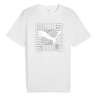 Puma GRAPHIC FOIL TEE Pánské triko, šedá, velikost