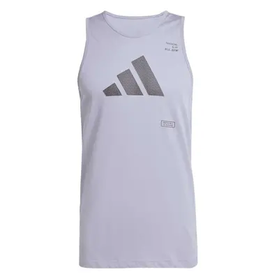 adidas TANK TOP Pánské tílko, šedá, velikost