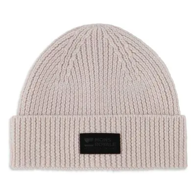 MONS ROYALE FISHERMANS BEANIE Unisexový kulich, béžová, velikost