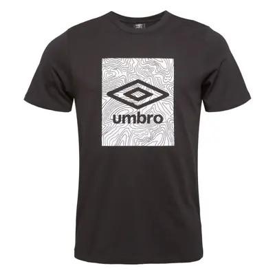 Umbro GEO GRAPHIC TEE Pánské triko, černá, velikost