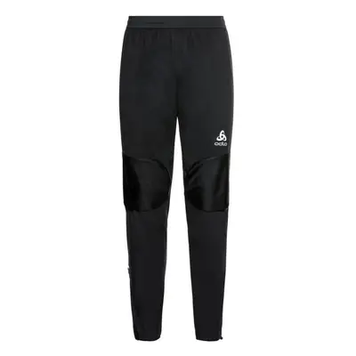 Odlo PANTS ZEROWEIGHT WARM Pánské zimní běžecké kalhoty, černá, velikost