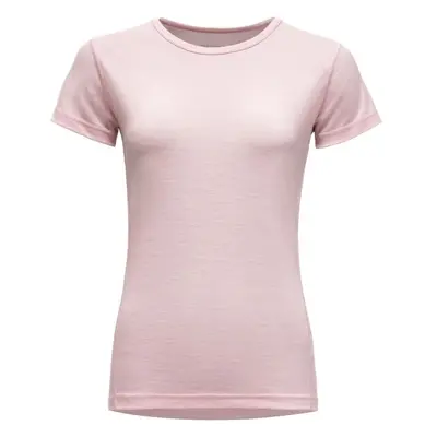 Devold BREEZE MERINO T-SHIRT Dámské triko, růžová, velikost