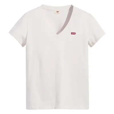 Levi's® PERFECT V-NECK TEE SHIRT Dámské tričko, bílá, velikost