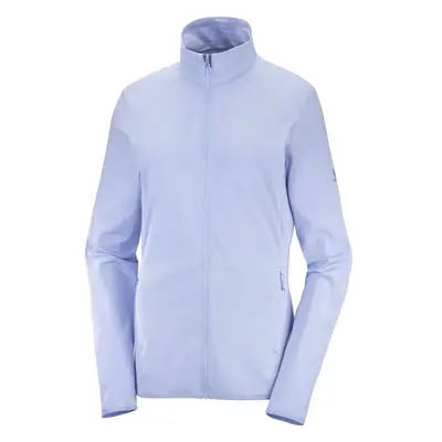 Salomon OUTRACK FULL ZIP MID W Dámská mikina, fialová, velikost