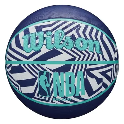 Wilson NBA DRV PLUS Basketbalový míč, modrá, velikost