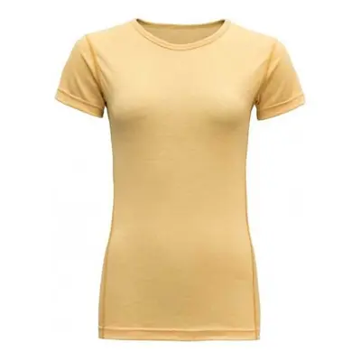 Devold BREEZE MERINO T-SHIRT Dámské triko, žlutá, velikost