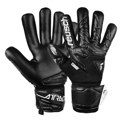 Reusch ATTRAKT INFINITY NC Pánské brankářské rukavice, černá, velikost