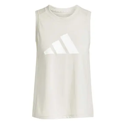 adidas TRAIN ESSENTIALS TRAINING TANK TOP Dámské tílko, béžová, velikost