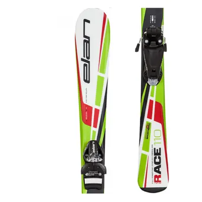 Elan RACE PRO SPORT + EL4.5 cm Dětské sjezdové lyže, bílá, velikost