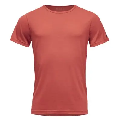 Devold BREEZE MERINO T-SHIRT Pánské triko, červená, velikost