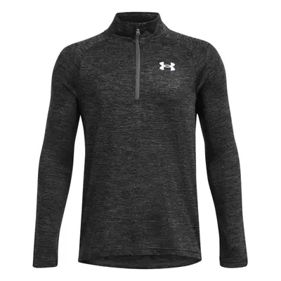 Under Armour TECH 2.0 1/2 ZIP Chlapecké triko dlouhým rukávem, tmavě šedá, velikost