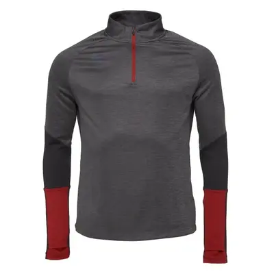 Umbro PRO TRAINING HALF ZIP TOP Pánská sportovní mikina, tmavě šedá, velikost