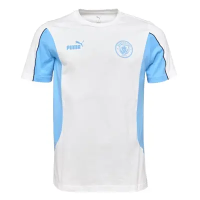 Puma MANCHESTER CITY FC ARCHIVE TEE Pánské triko, bílá, velikost