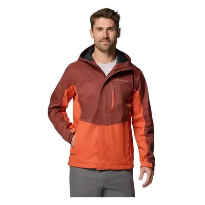 Columbia POURING ADVENTURE III JACKET Pánská outdoorová bunda, vínová, velikost