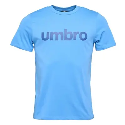 Umbro LINEAR LOGO GRAPHIC TEE Pánské triko, světle modrá, velikost