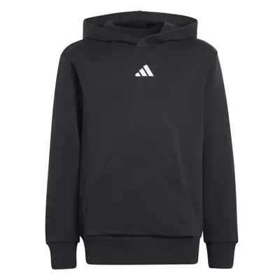 adidas BIG LOGO ESSENTIALS COTTON Dětská mikina, černá, velikost