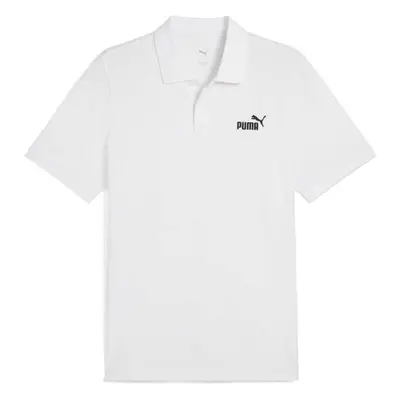 Puma ESSENTIALS NO 1.LOGO PIQUE POLO Pánské polo triko, bílá, velikost