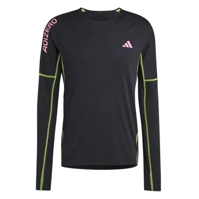 adidas ADIZERO LONG SLEEVE TEE Pánské běžecké tričko, černá, velikost