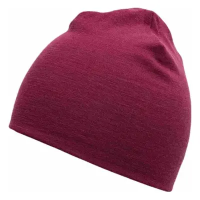 Devold LAUPAREN MERINO BEANIE Unisex Merino čepice, vínová, velikost