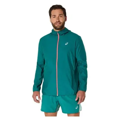 ASICS CORE JACKET Pánská běžecká bunda, tmavě zelená, velikost