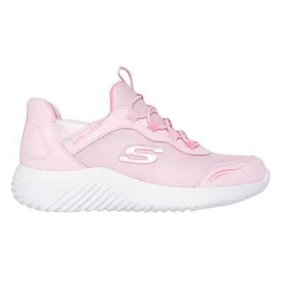 Skechers BOUNDER - SIMPLE CUTE Dívčí vycházková obuv, růžová, velikost