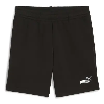 Puma ESSENTIALS COLOR NO. LOGO SHORTS TR B Chlapecké teplákové kraťasy, černá, velikost