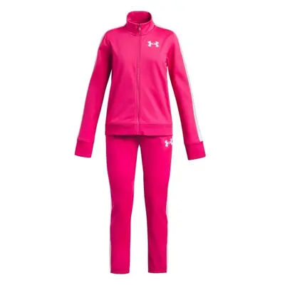 Under Armour EM KNIT TRACK SUIT Dívčí sportovní souprava, růžová, velikost