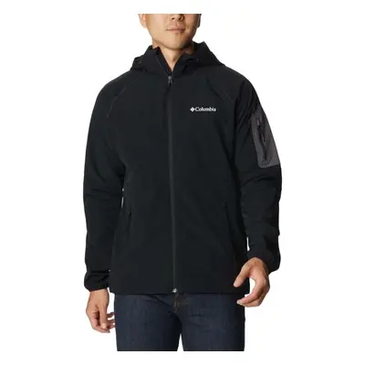 Columbia TALL HEIGHTS II HOODED SOFTSHELL Pánská softshelová bunda, černá, velikost