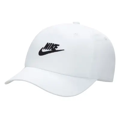 Nike CLUB Dětská kšiltovka, bílá, velikost