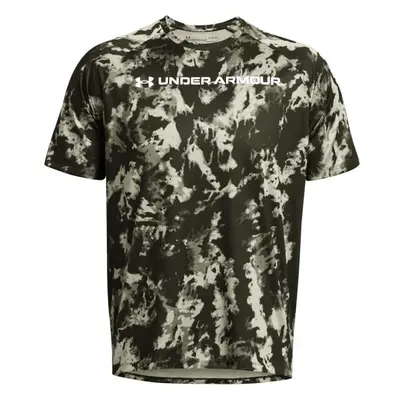 Under Armour TECH ABC CAMO Pánské tričko krátkým rukávem, khaki, velikost